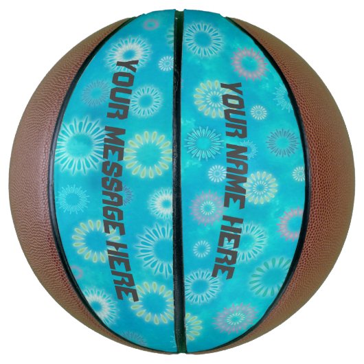 BurningMint™-persoonlijk Basketball met naam Basketbal (Verticaal)