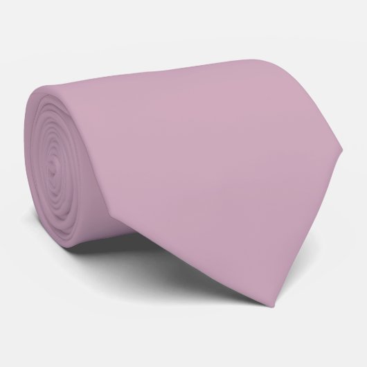 Burnished Lilac Solid Color Stropdas (Opgerold)