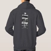 BURNITUDE - Roodschedel verjaagd met logo hoodie (Achterkant)