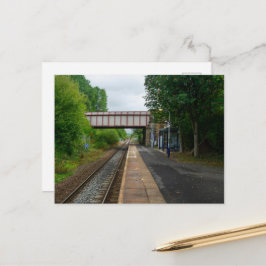 Burnley Barracks-spoorlijn - Lancashire Railways Briefkaart