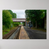 Burnley Barracks-spoorlijn - Lancashire Railways Poster (Voorkant)