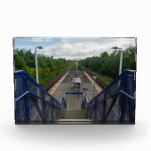 Burnley Rose Grove Railway Station Fotoblokken (Voorkant)