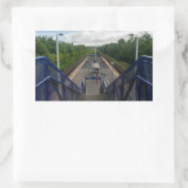 Burnley Rose Grove Railway Station Rechthoekige Sticker (Tas)