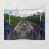 Burnley Rose Grove Spoorwegstation Briefkaart (Voorkant)
