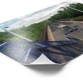 Burnley Rose Grove Spoorwegstation Foto Afdruk (Hoek)