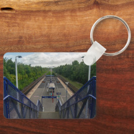 Burnley Rose Grove Spoorwegstation Sleutelhanger