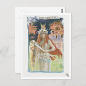 Burnnhild (1899) van Gaston Bussière Briefkaart (Voorkant / Achterkant)