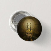 Burnout bestrijden ronde button 3,2 cm (Voorkant /achterkant)