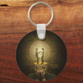 Burnout bestrijden sleutelhanger (Achterkant)