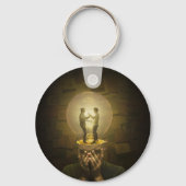 Burnout bestrijden sleutelhanger (Achterkant)