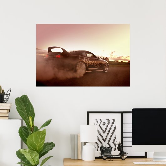 Burnout King Poster (Thuiskantoor)