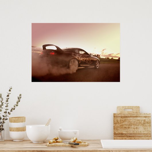 Burnout King Poster (Keuken)