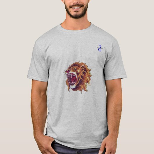 Burnout T-shirt Lion (Voorkant)