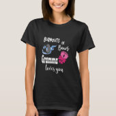 Burnouts of bogen Gramma houdt van je speciale oma T-shirt (Voorkant)