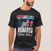 Burnouts of bogen Memaw houdt van je gender reveal T-shirt (Voorkant)