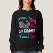 Burnouts of Bows Gender Reveal Party Idee Racing G Trui (Voorkant)