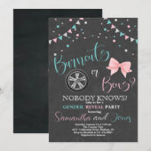 Burnouts of Bows Geslacht Onthullen Partij Kaart (Voorkant / Achterkant)