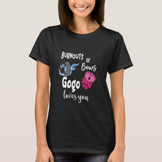 Burnouts of Bows Gogo houdt van Zuid-Afrikaanse Zu T-shirt (Voorkant)