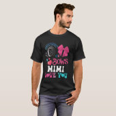 Burnouts of Bows Mimi Loves You Geslacht onthullen T-shirt (Voorkant volledig)