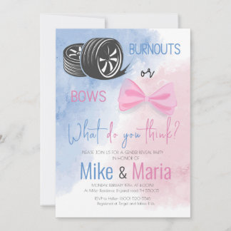 Burnouts of Bows onthullen uitnodiging voor een fe