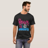 Burnouts or bows Gender onthulling Baby party Anno T-shirt (Voorkant volledig)