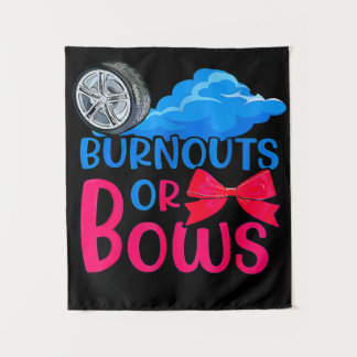 Burnouts or Bows Gender Reopenbaart partijmoeder o Wandkleed