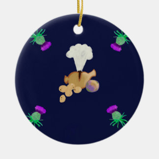 Burns avondmaal keramisch ornament