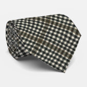 Burns Check Modern Origineel Schots Tartan Neck T Stropdas (Opgerold)