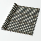 Burns Check Modern Scottish Tartan Cadeaupapier (Uitgerold)