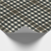 Burns Check Modern Scottish Tartan Cadeaupapier (Hoek)