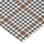 Burns Check Scottish Brown Black Pset Pattern Tafelkleed (Gekanteld)