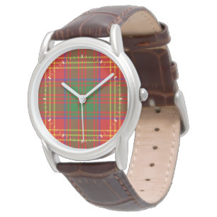 Burns Clan Tartan Horloge