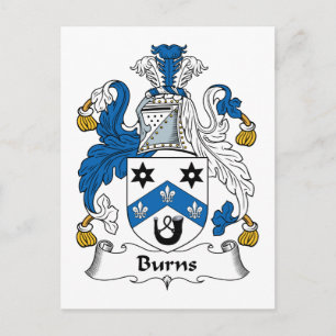 Burns Family Crest Briefkaart