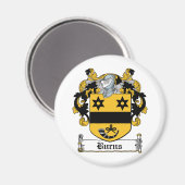 Burns Family Crest Magneet (Voorkant / Achterkant)