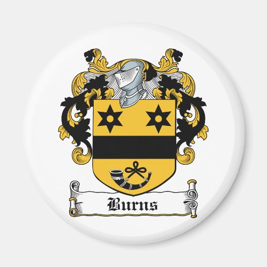 Burns Family Crest Magneet (Voorkant)