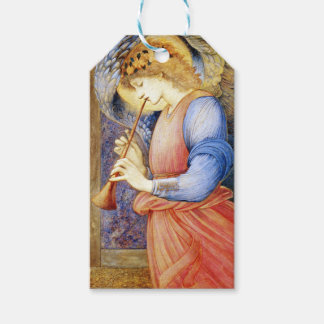 Burns-Jones Kerstengel Fine Art Cadeaulabel
