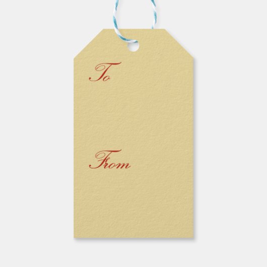 Burns-Jones Kerstengel Fine Art Cadeaulabel (Achterkant)