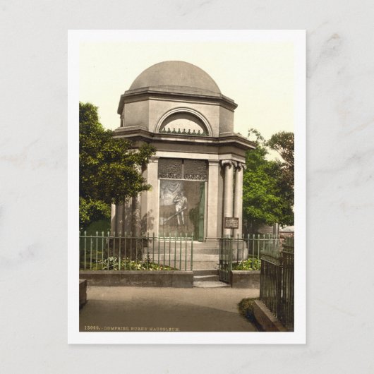 Burns Mausoleum, Dumfries, Schotland Briefkaart (Voorkant)