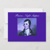 Burns Night Invitation - De Selkirk Grace Kaart (Voorkant)