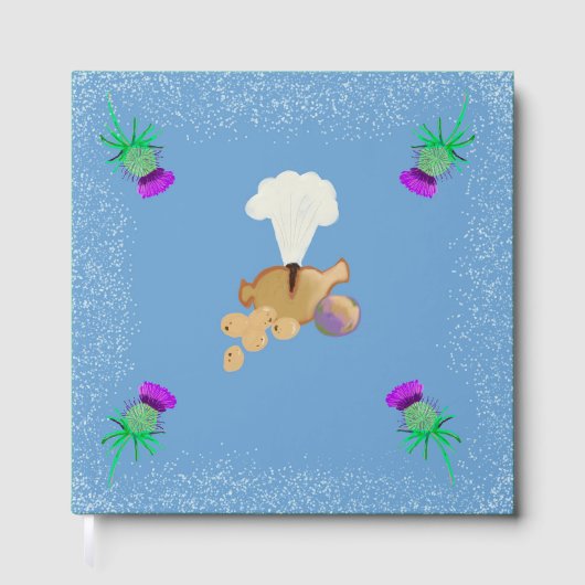 Burns Night sky edit Gastenboek (Voorkant)