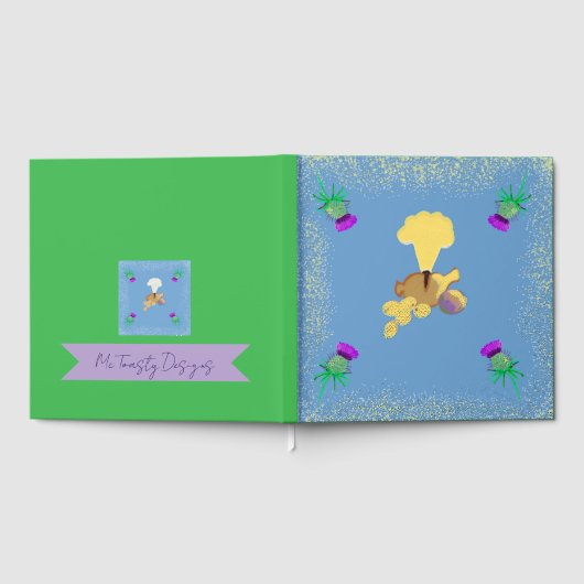 Burns Night sky edit Guest Book Gastenboek (Volledig)