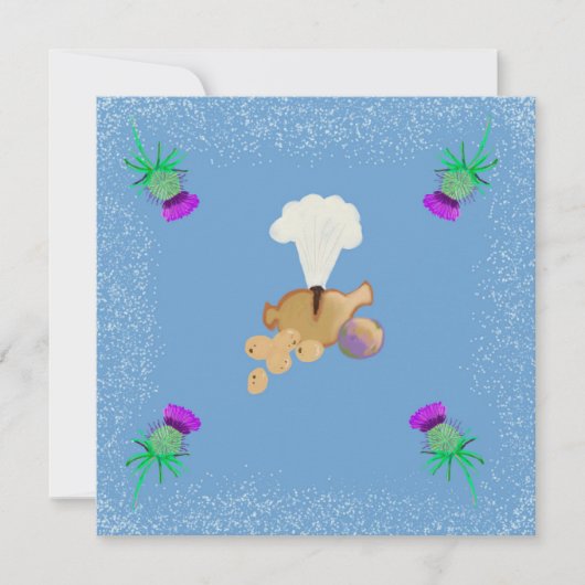 Burns Night sky edit Kaart (Voorkant)