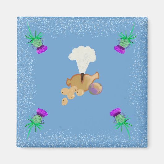 Burns Night sky edit Magneet (Voorkant)