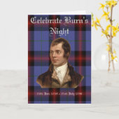BURN'S NIGHT WENSKAART KAART (Gele Bloem)