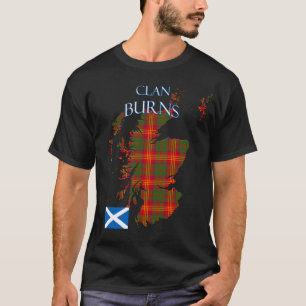 Burns Scottish Clan Tartan Schotland T-shirt