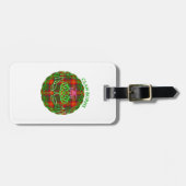 Burns Scottish Tartan Celtic Thistle Bagagelabel (Voorkant horizontaal)