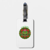 Burns Scottish Tartan Celtic Thistle Bagagelabel (Achterkant verticaal)