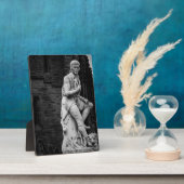 Burns Statue plaque Fotoplaat (Zijkant)