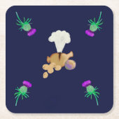 Burns supper kartonnen onderzetters (Voorkant)