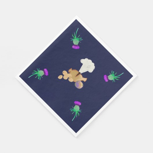 Burns supper napkins servet (Hoek)